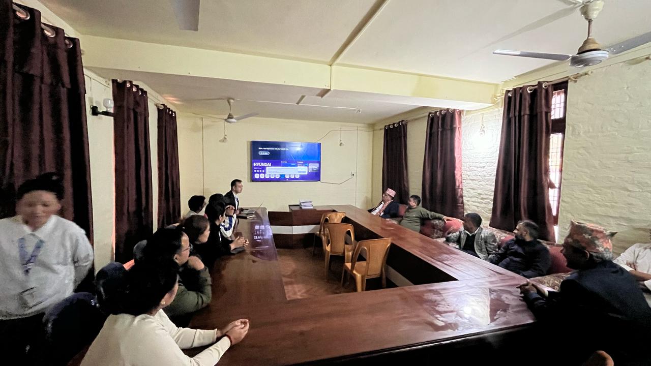 Mr. Secretary Dr. Vishwa Bandhu Bagale visited Damauli Hospital 2081-11-25